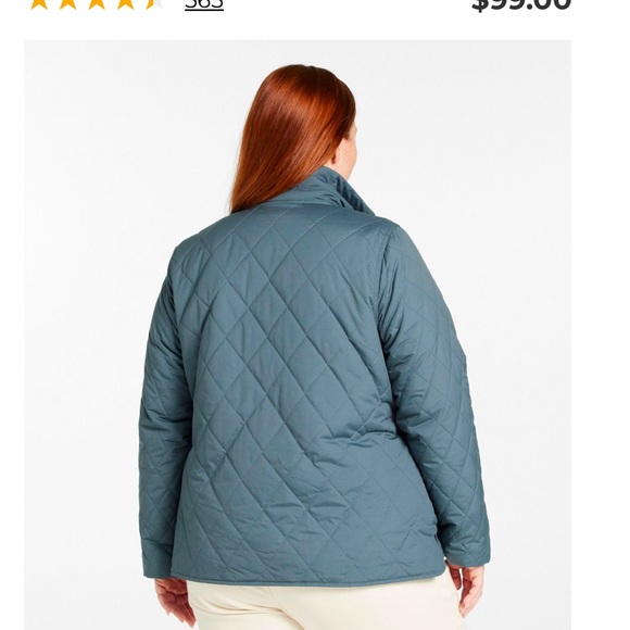 L.L. Bean Women's Bean's Cozy Quilted Jacket - Picture 3 of 11